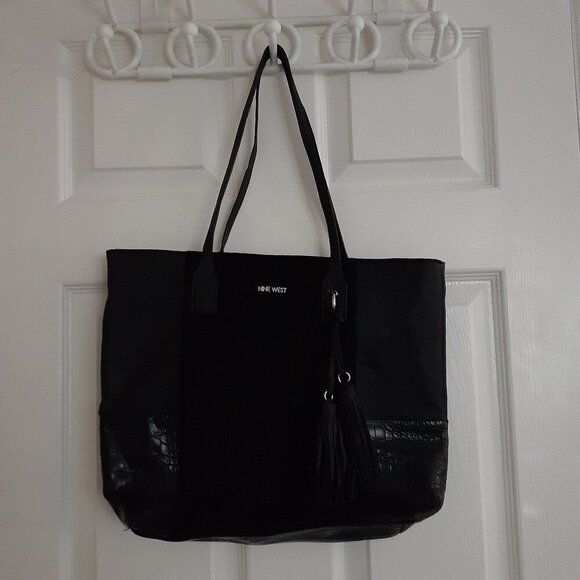 Black Tote Bag - Picture 2 of 15